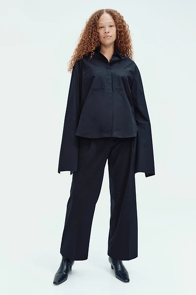 MAMA Wide-Leg Dress Pants