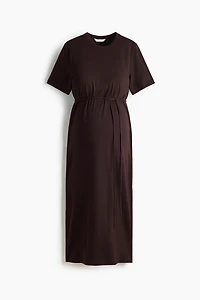 MAMA Tie-Detail T-Shirt Dress