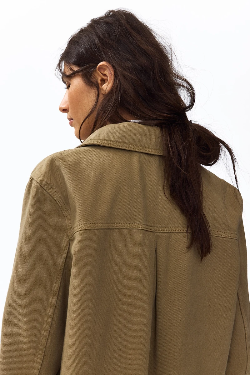 Cotton Twill Shacket
