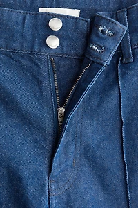 Wide High Ankle Jeans