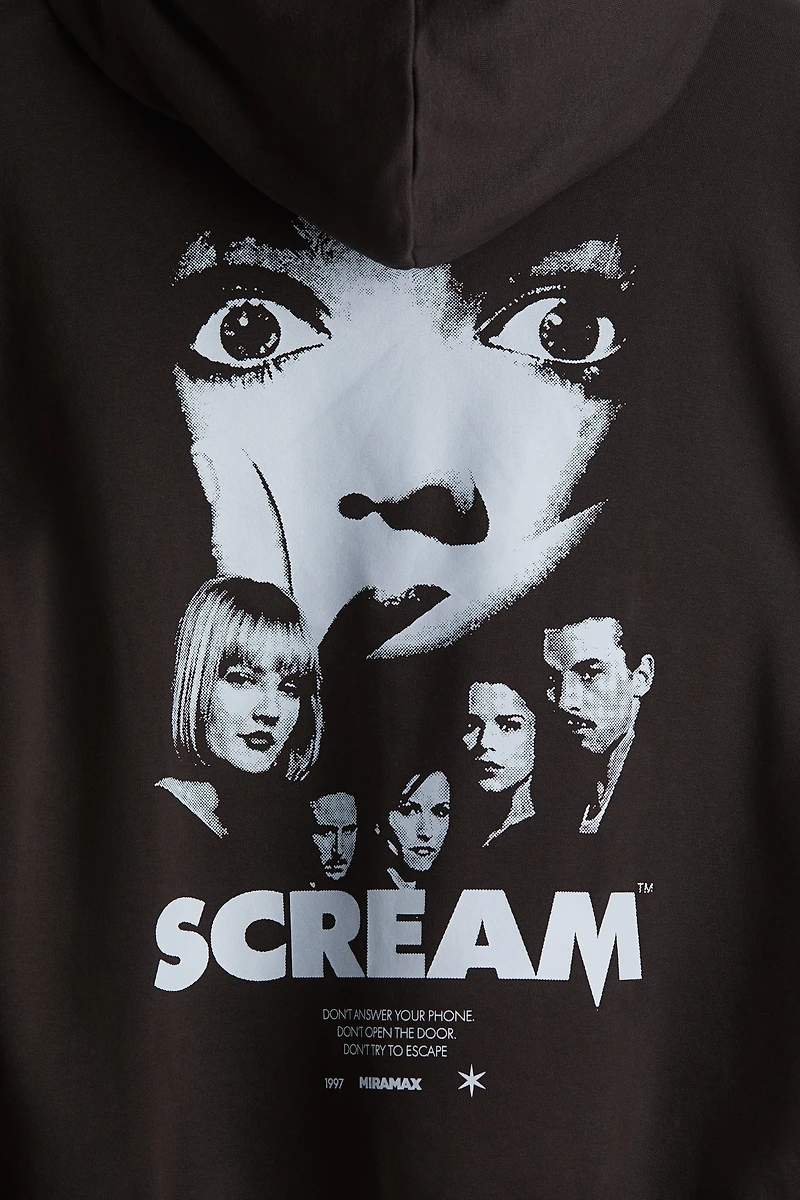 Kangourou ample imprimé