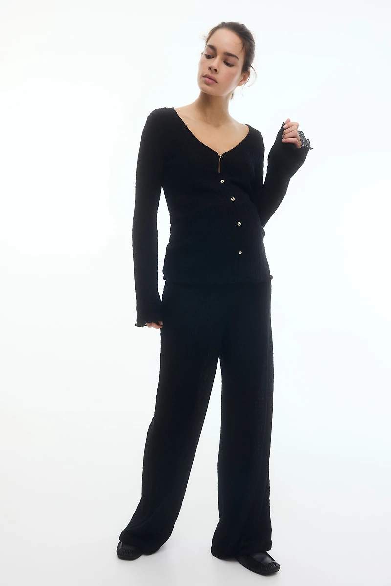 MAMA Ensemble 2 pièces en jersey texturé