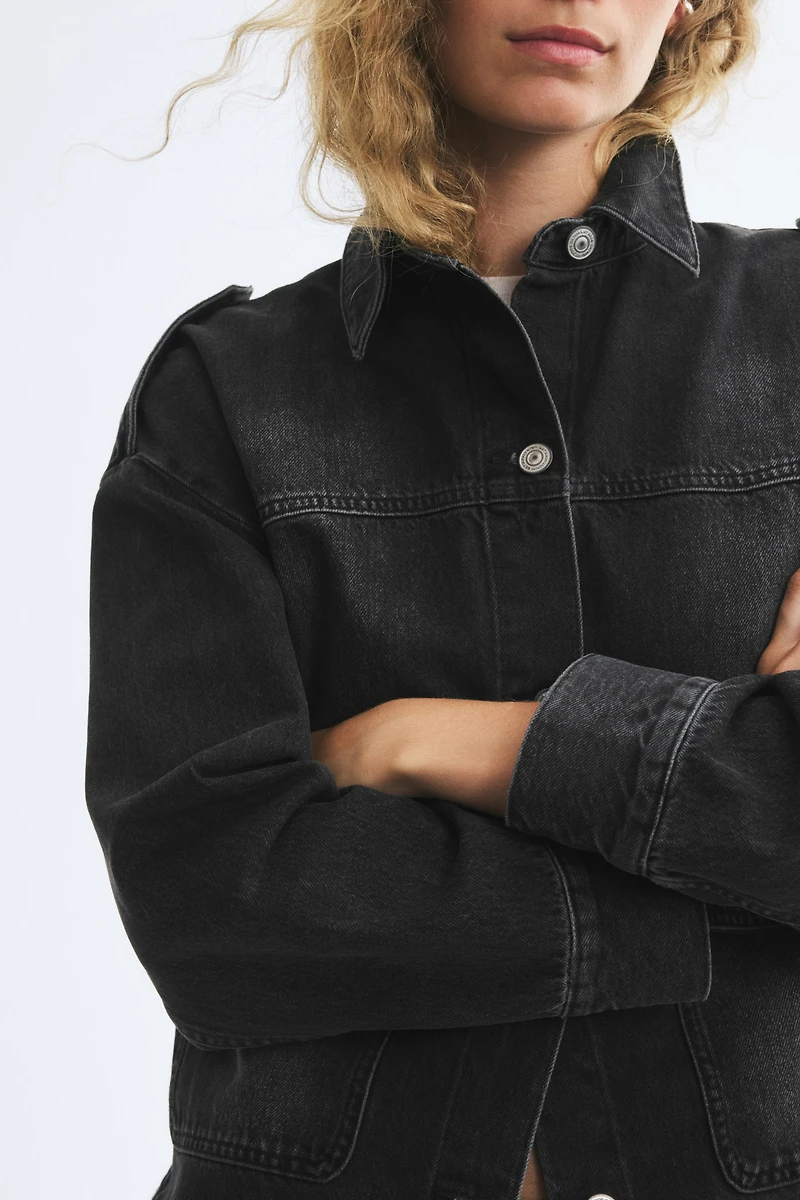 Oversized Denim Overshirt