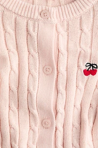 Cable-Knit Cardigan