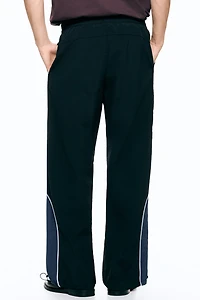 Loose-Fit Nylon Track Pants