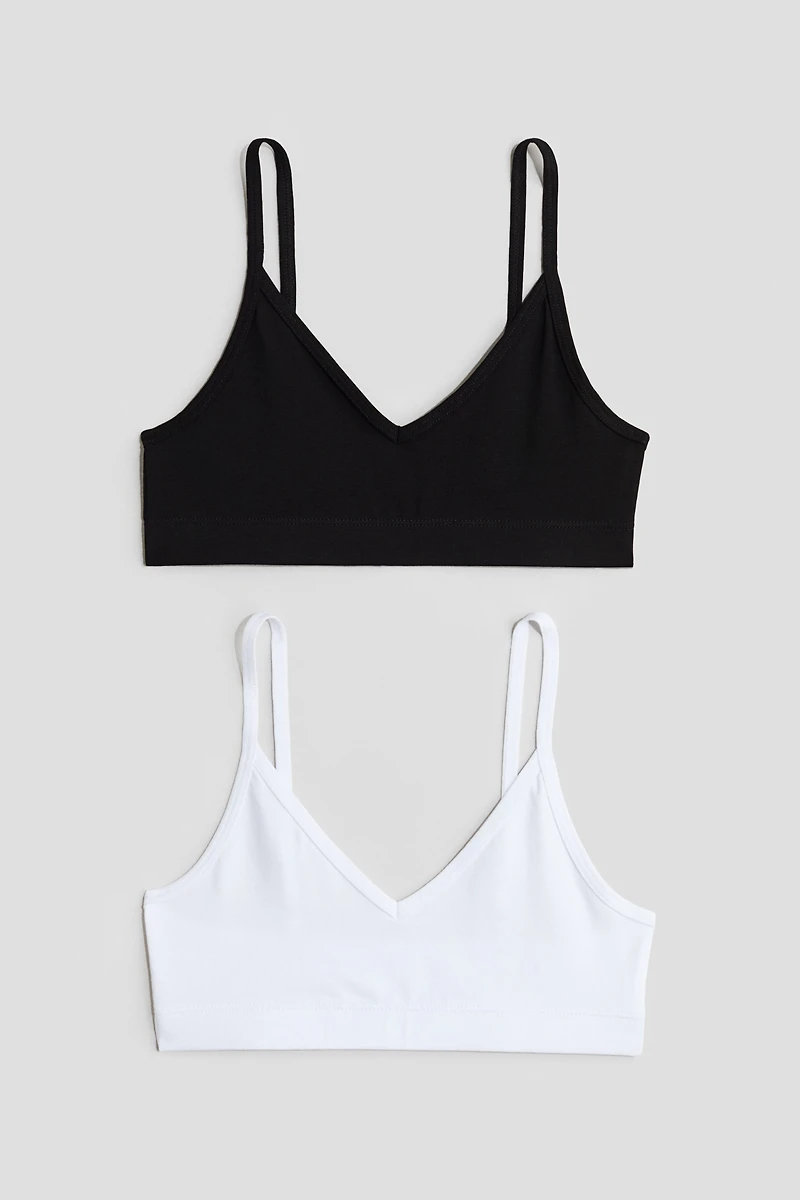 2-pack V-Neck Short Tops