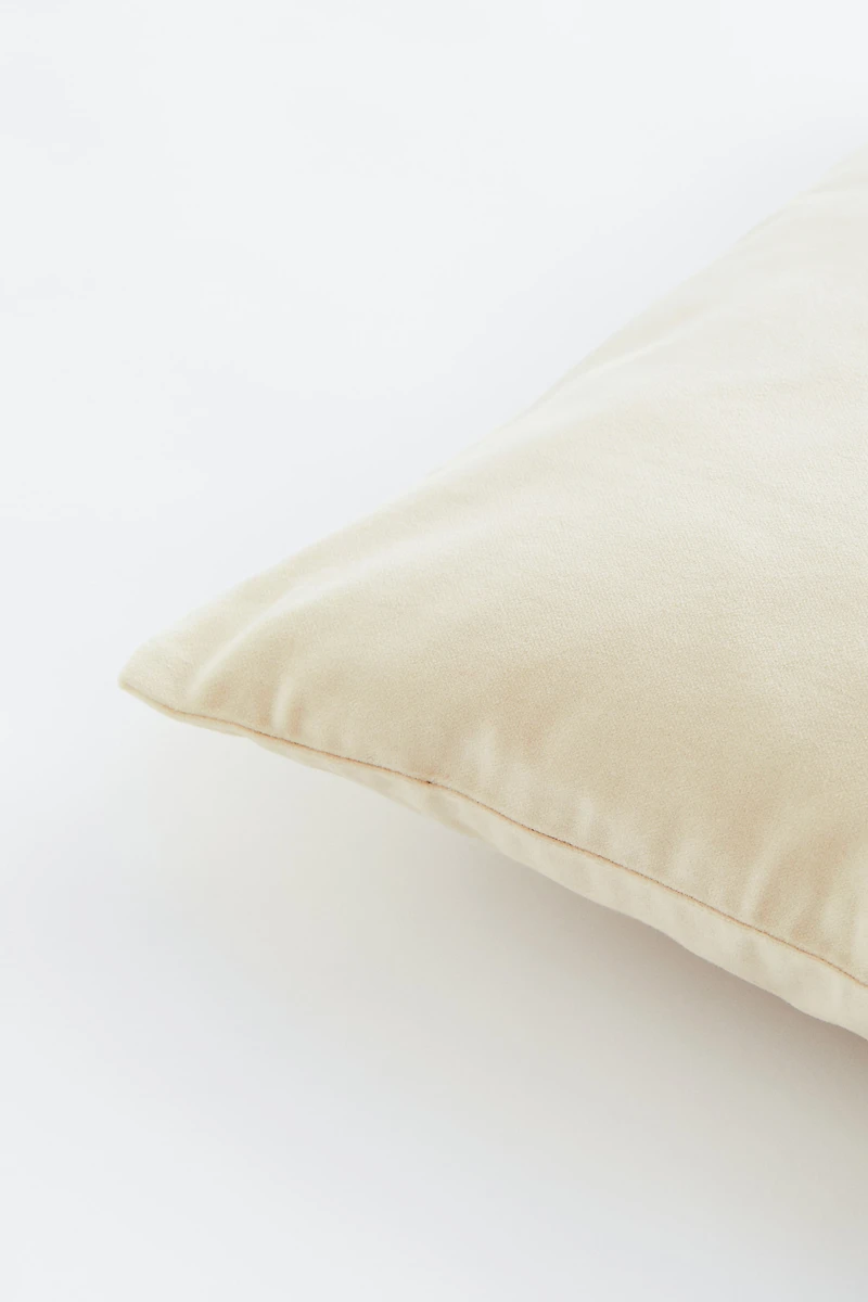 Housse de coussin en velours