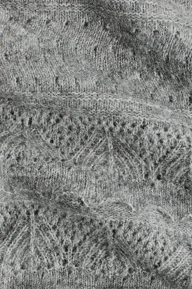 Pointelle-Knit Cardigan