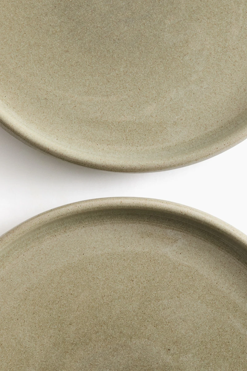 2-Pack Stoneware Appetizer Plates
