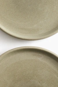 2-Pack Stoneware Appetizer Plates