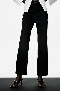 Straight High Waist Ankle Jeans