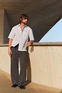 Chemise classique à manches courtes