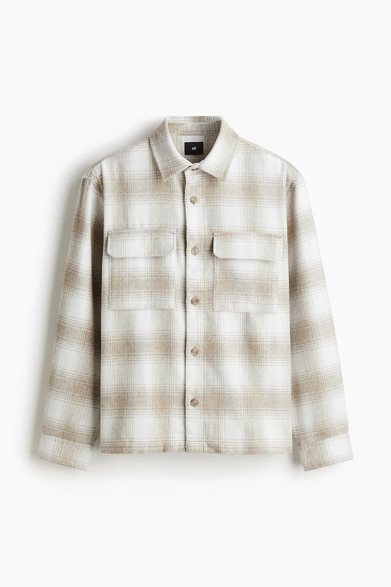 Surchemise classique en flanelle