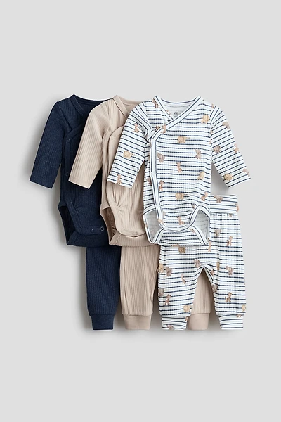 Ensemble 6 pièces avec cache-couches et pantalons