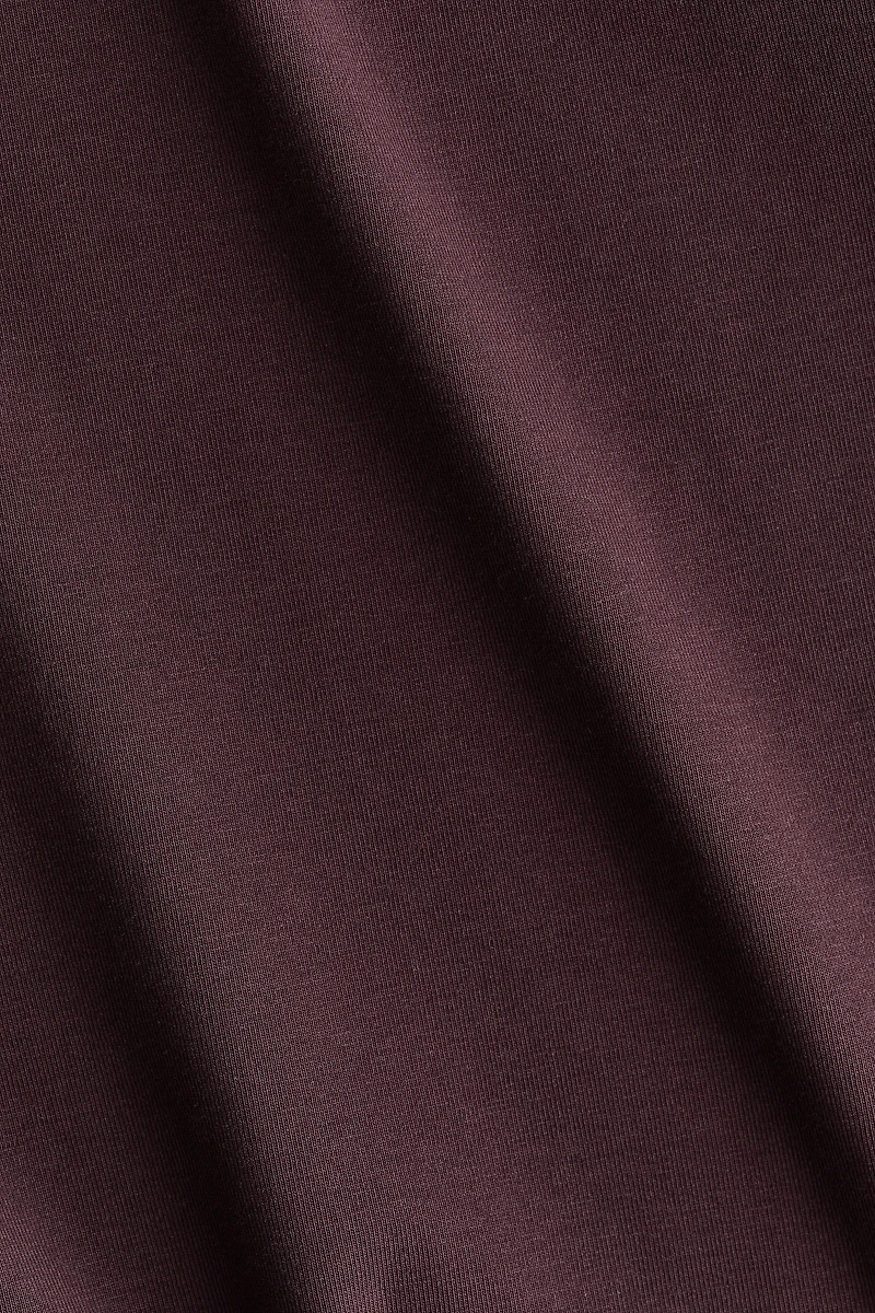Fitted Cotton-Blend T-Shirt