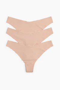 3-pack Invisible Thong Briefs