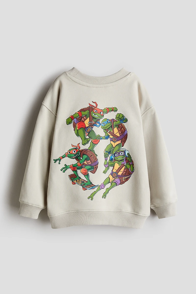 2-piece Printed Sweatshirt Set