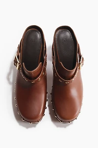 Heeled Platform Clogs