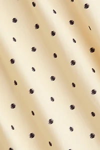 Robe en popeline de coton avec dos ouvert