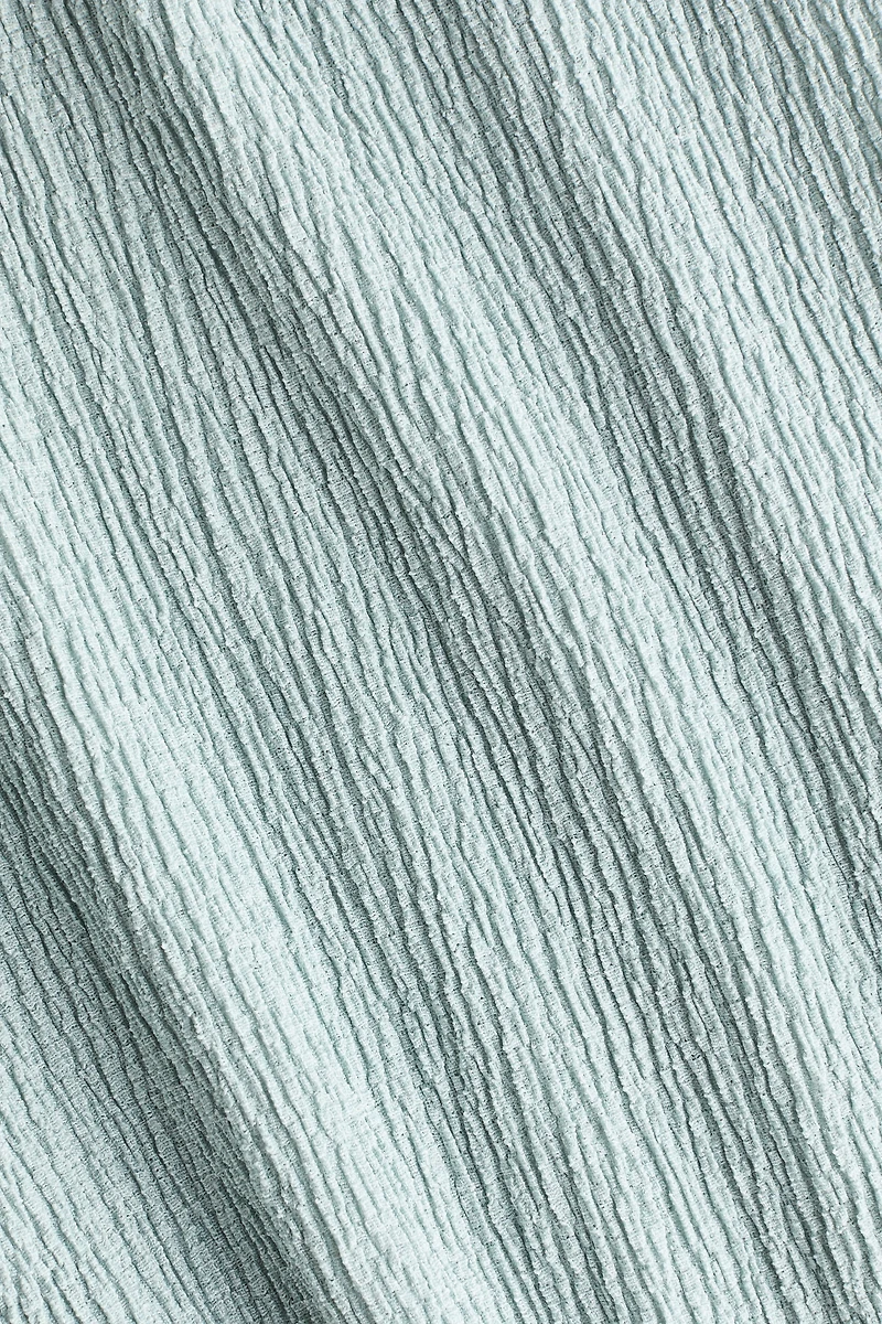 Crinkled Polo Shirt