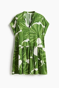 Robe tunique froissée
