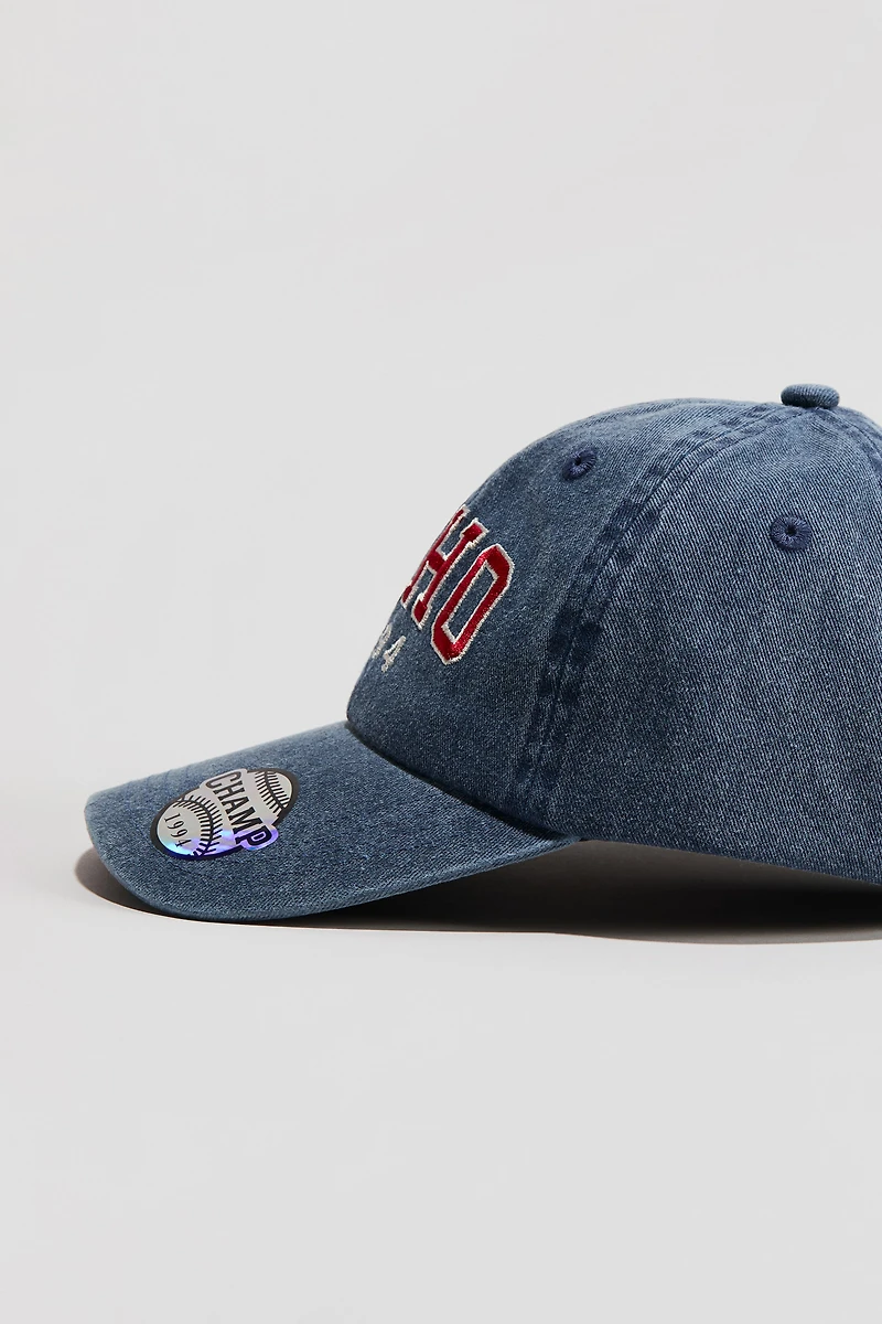 Motif-Detail Cotton Cap