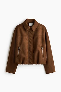 Veste en tissu gratté