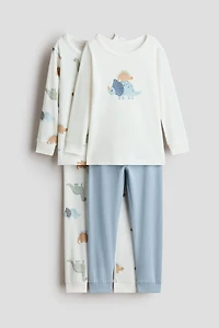 2-pack Snug Fit cotton pyjamas