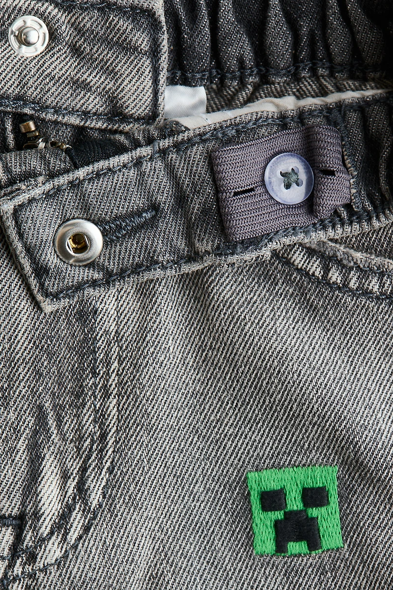 Regular-Fit Printed Jeans