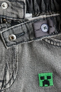 Regular-Fit Printed Jeans