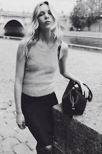 Débardeur en mohair mélangé