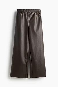 Wide Coated Joggers