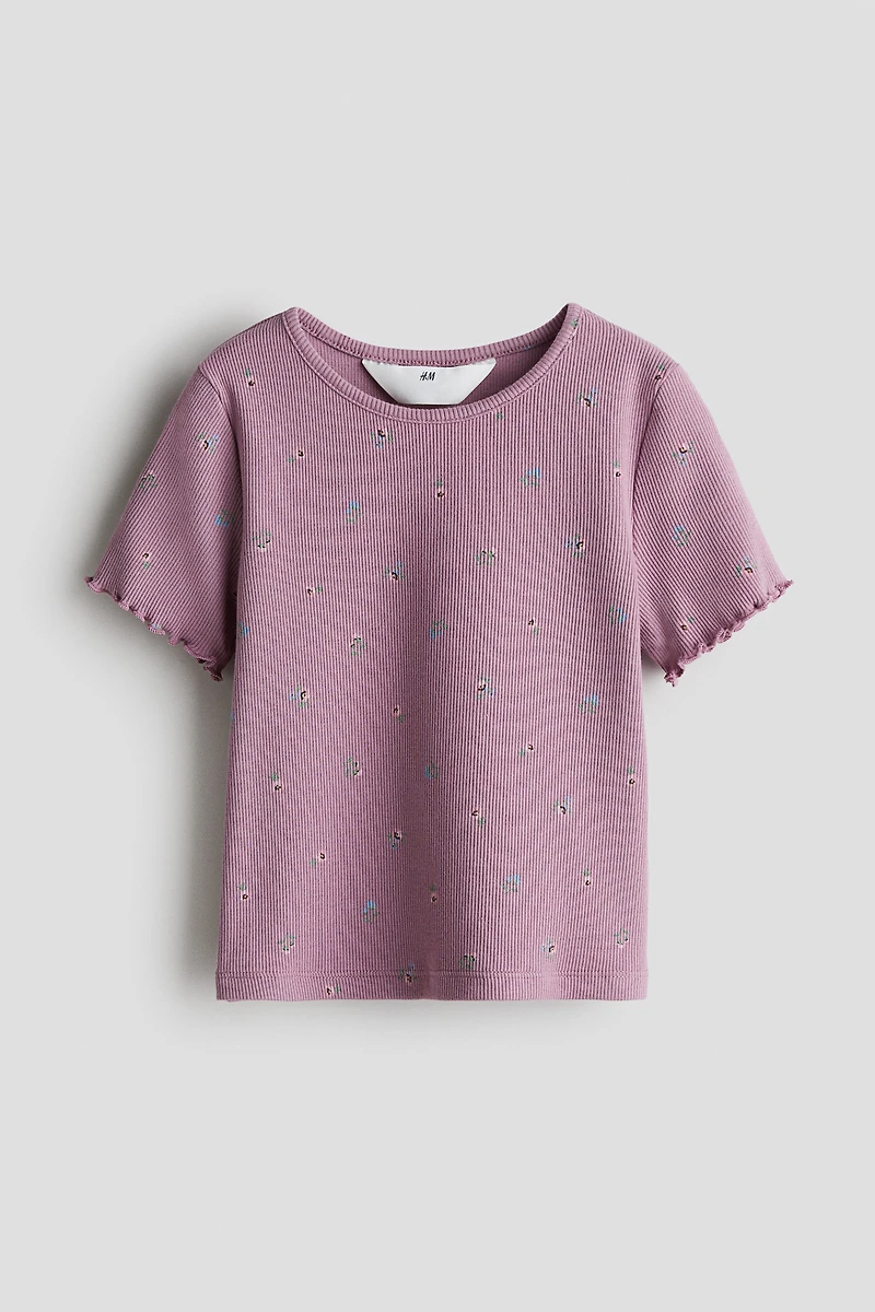 Ribbed Cotton Top
