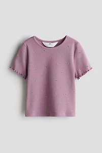 Ribbed Cotton Top
