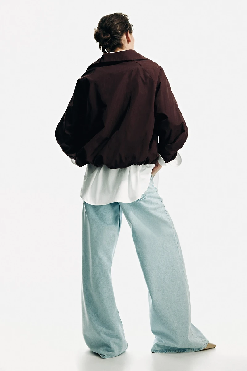 Veste ample à effet bouffant au bas