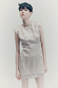 Jacquard-Weave Dress