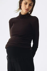 MAMA Pantalon avec fente en bas de jambe