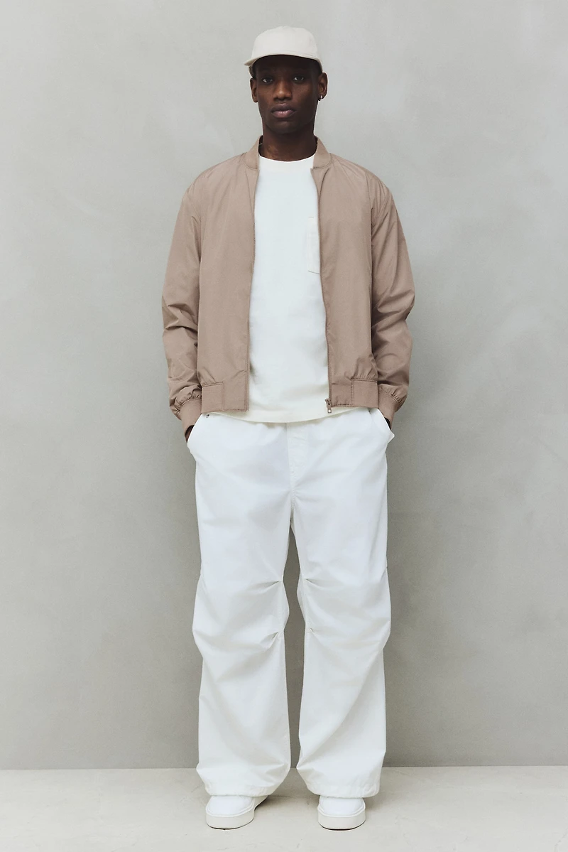 Regular-Fit Lightweight Bomber Jacket