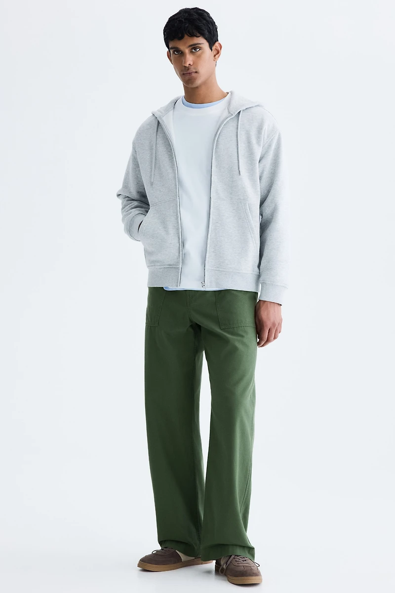 Relaxed-Fit Twill Pants