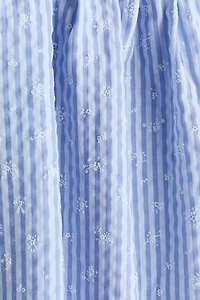 Robe en crépon de coton avec boucle