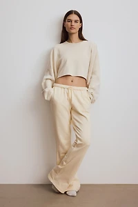 Pantalon de sport évasé en molleton