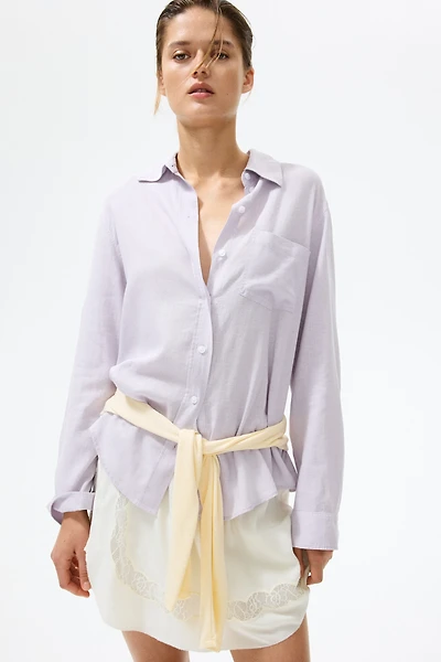 Linen-blend Shirt