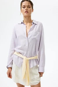Linen-blend Shirt