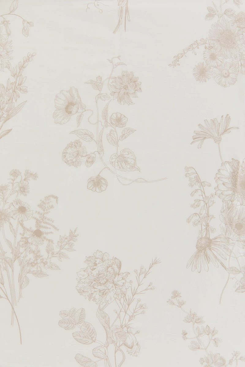 Patterned Satin Fitted Sheet