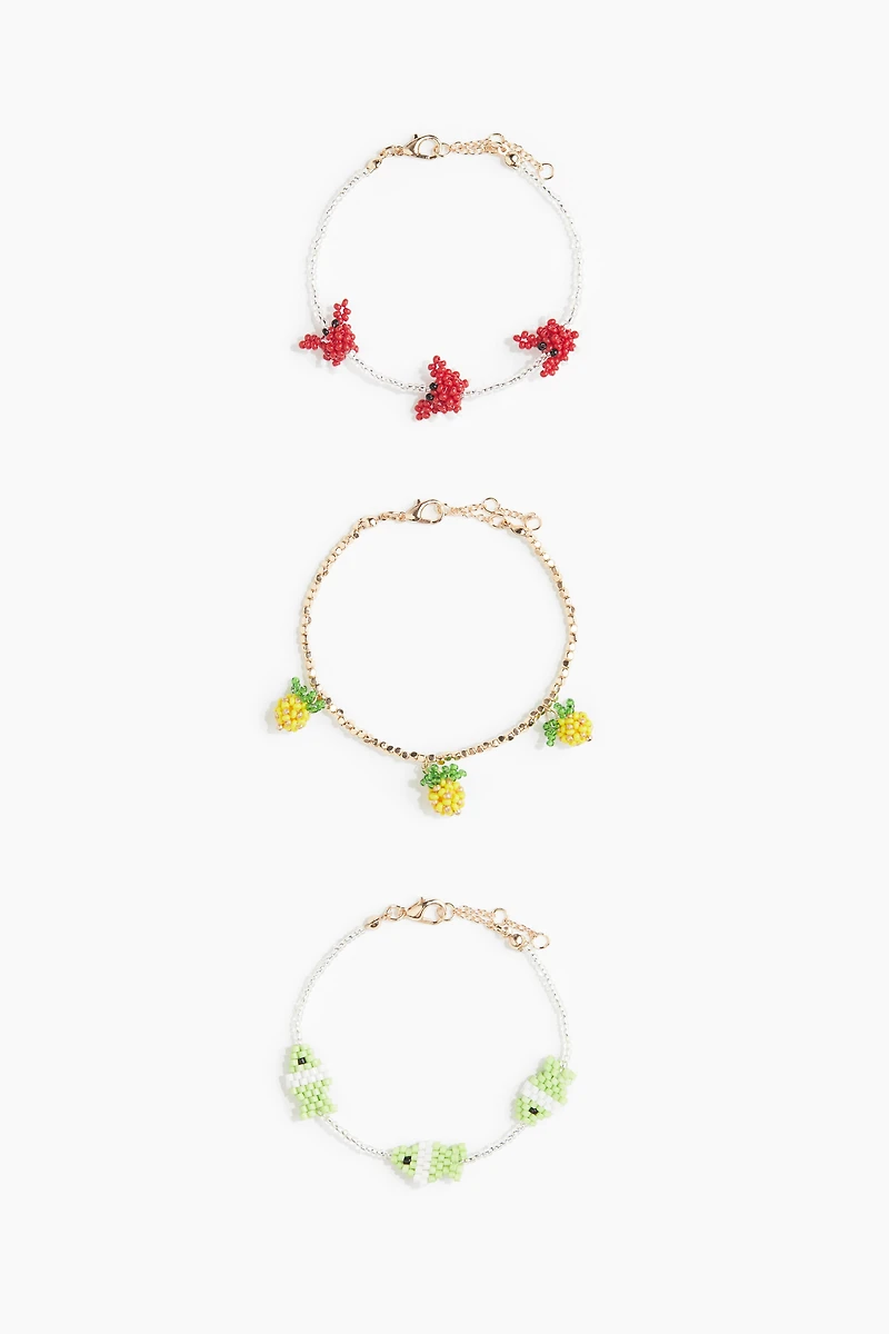 3-Pack Beaded Bracelets