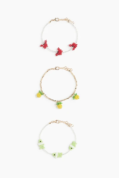 3-Pack Beaded Bracelets