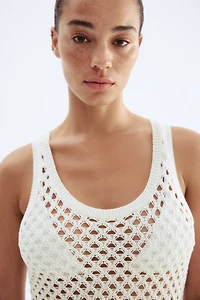 Crochet-Look Dress
