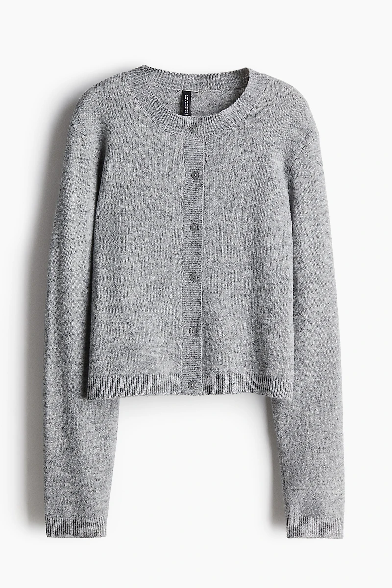 Fine-Knit Cardigan