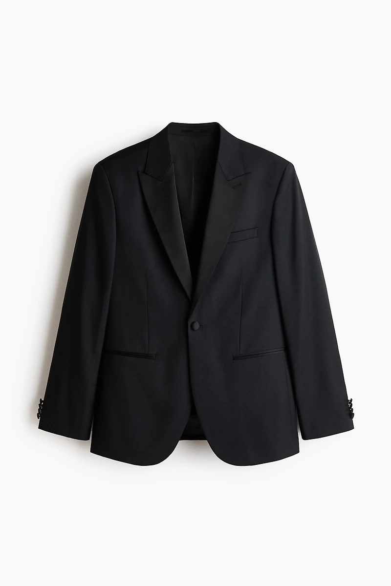 Veste d'habit classique en laine mélangée