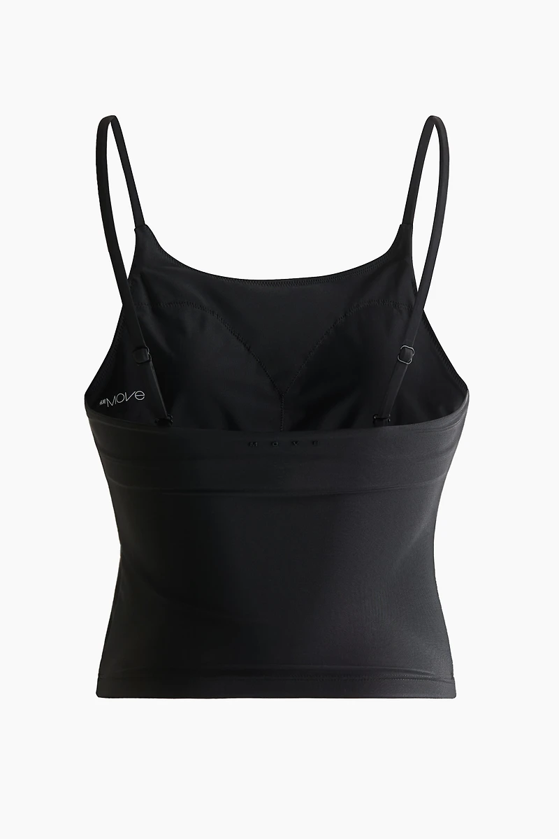 Haut de tankini Lycrađ
« avec soutien-gorge intĂ©grĂ©
